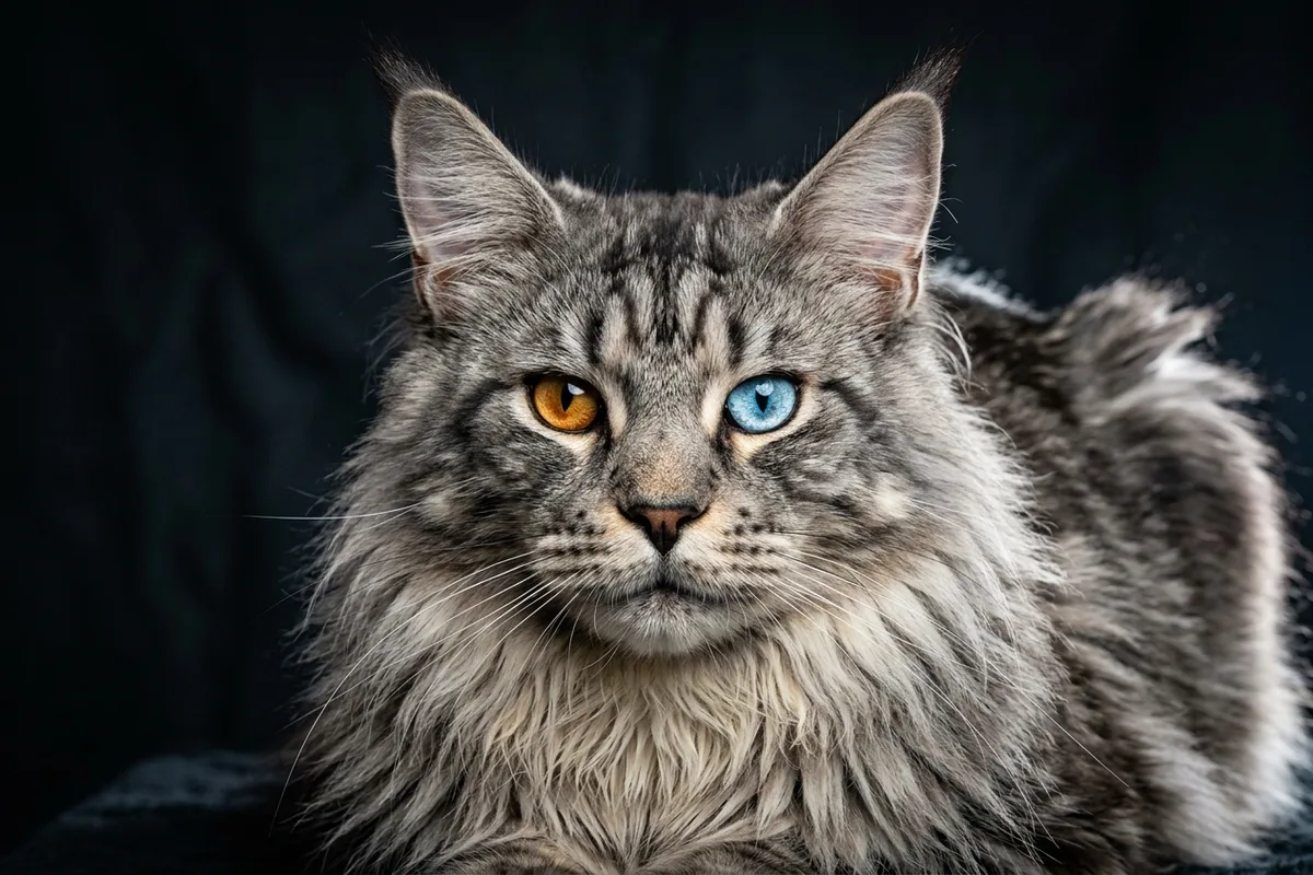 Color de Ojos en el Maine Coon: Genética, Heterocromía y Relación con el Color del Pelaje