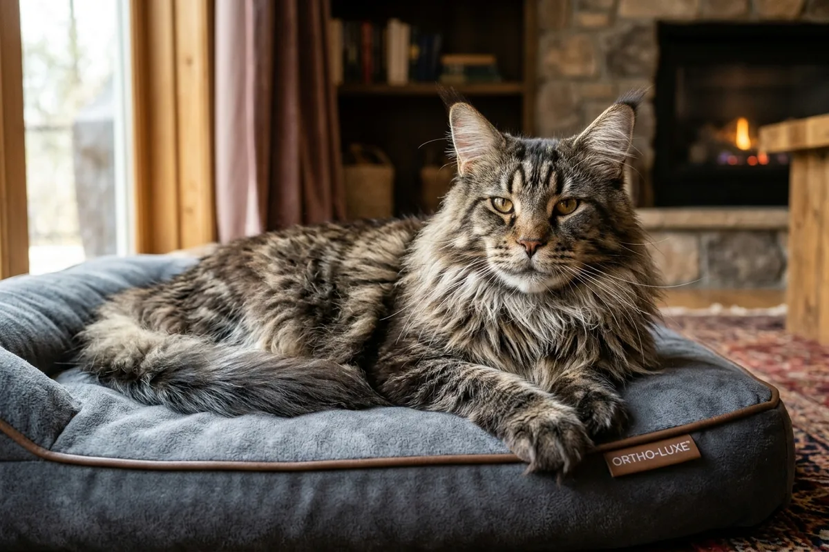 Maine Coon Senior: Cuidados Veterinarios, Movilidad y Alimentación en la Vejez Felina