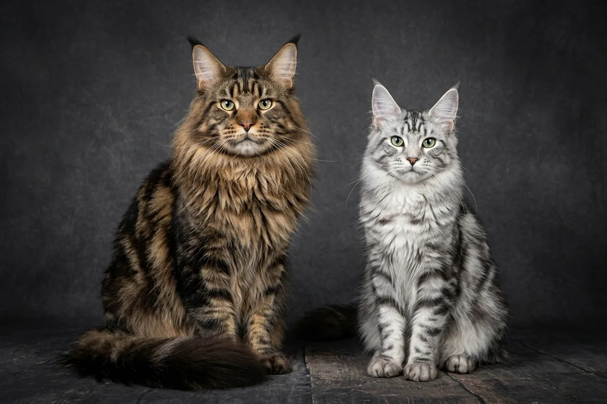 Maine Coon Macho o Hembra: Diferencias de Tamaño, Carácter y Cuál Elegir