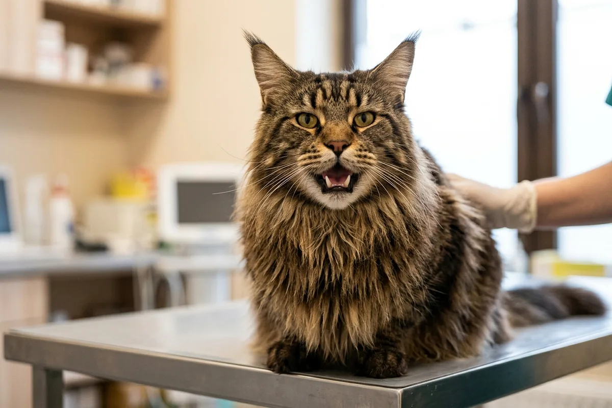 Salud Dental del Maine Coon: Gingivitis, Resorción y Rutina de Higiene