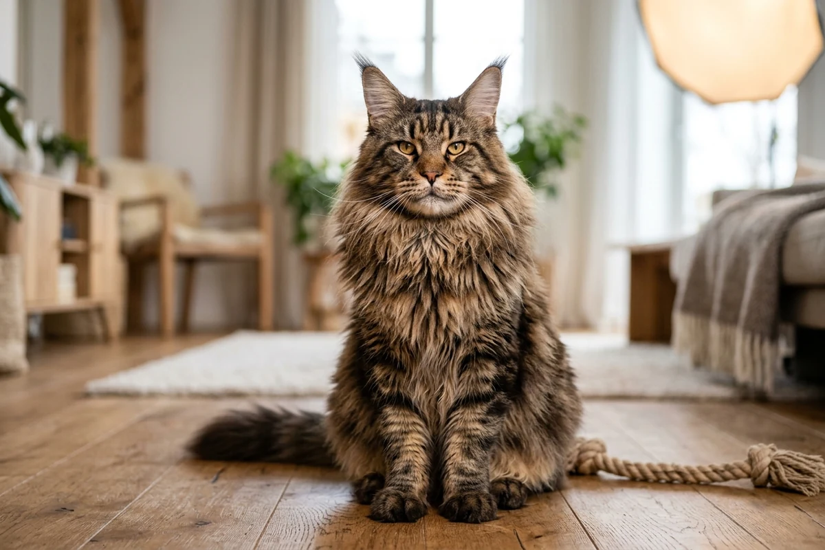 Tabla de Peso y Crecimiento del Maine Coon Mes a Mes: Guía de Desarrollo Felino